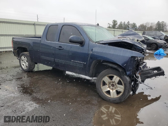 2007 Chevrolet Silverado 1500 LT w/2LT with VIN 2GCEC190471716937, listed as a Copart auction lot 82030344 with Not Provided miles and Salvage Title. Bid and sale history available at carsss.com. Image 4.