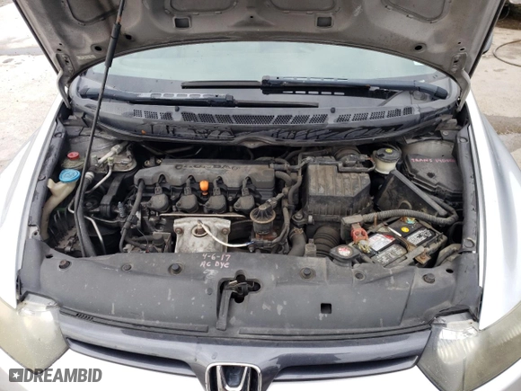 2007 Honda Civic Cpe LX with VIN 2HGFG12657H548029, listed as a Copart auction lot 41563205 with 182,818 mi miles and Salvage Title. Bid and sale history available at carsss.com. Image 11.