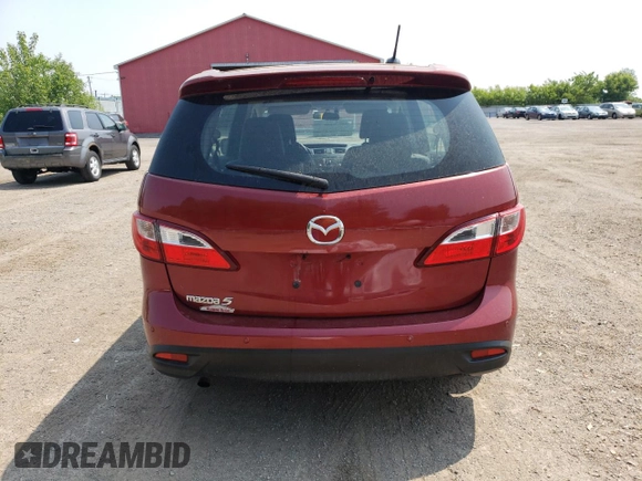 2014 Mazda 5 Grand Touring with VIN JM1CW2DL7E0168978, listed as a Copart auction lot 60662005 with 186,288 mi miles and Clean title. Bid and sale history available at DreamBid. Image 6.