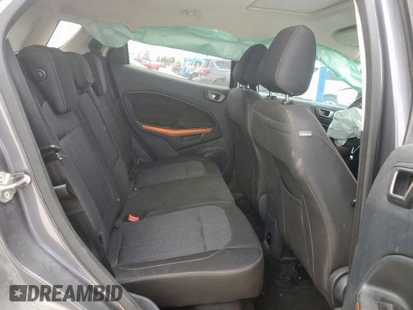 2021 Ford EcoSport SE with VIN MAJ3S2GE3MC442575, listed as a Copart auction lot 60424595 with 53,506 mi miles and Salvage title. Bid and sale history available at DreamBid. Image 11.