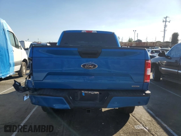 2020 Ford F-150 XL with VIN 1FTEW1EP6LKD24269, listed as a Copart auction lot 43443435 with 59,375 mi miles and Salvage Title. Bid and sale history available at carsss.com. Image 6.