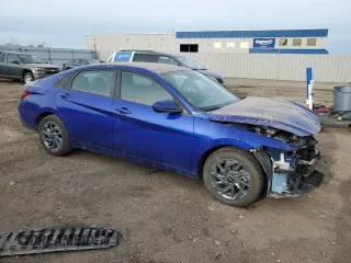 2024 Hyundai Elantra SEL with VIN KMHLM4DG0RU811458, listed as a Copart auction lot 49504685 with 16,163 mi miles and Salvage Title. Bid and sale history available at carsss.com. Image 4.