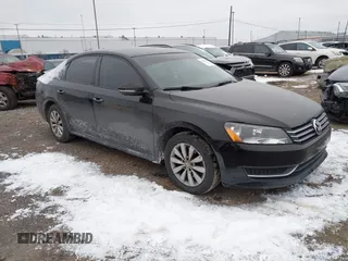 2012 Volkswagen Passat S w/Appearance with VIN 1VWAP7A3XCC015736, listed as a IAAI auction lot 41292429 with 155,874 mi miles. Bid and sale history available at carsss.com. Image 1.