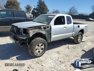 2013 Toyota Tacoma with VIN 5TFUU4EN1DX051070, listed as a Copart auction lot 47281145 with 213,340 mi miles and Salvage Title. Bid and sale history available at DreamBid. Image 1.