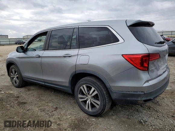 2017 Honda Pilot EX-L with VIN 5FNYF6H59HB008597, listed as a Copart auction lot 42166495 with 221,452 mi miles and Salvage Title. Bid and sale history available at DreamBid. Image 2.