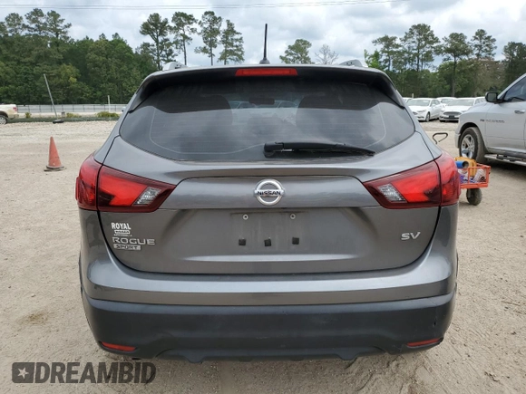 2017 Nissan Rogue SV with VIN JN1BJ1CP4HW013785, listed as a Copart auction lot 57387635 with 139,103 mi miles and Salvage title. Bid and sale history available at DreamBid. Image 6.