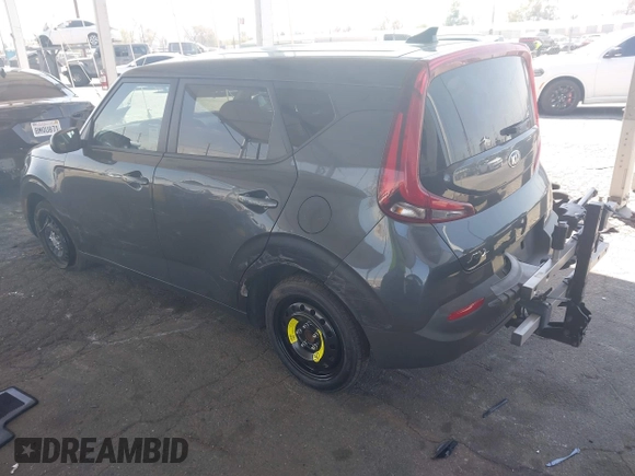 2020 Kia Soul S with VIN KNDJ23AU2L7715620, listed as a IAAI auction lot 41991928 with 93,601 mi miles and . Bid and sale history available at DreamBid. Image 3.