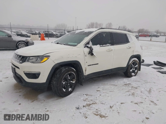 2018 Jeep Compass Latitude with VIN 3C4NJCBB8JT502584, listed as a IAAI auction lot 41559505 with 72,523 mi miles and . Bid and sale history available at DreamBid. Image 17.