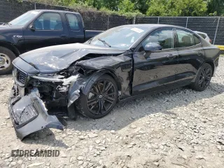 2023 Volvo S60 Plus Black Edition z VIN 7JRH60FH7PG231351, wystawiony jako Copart lot #66170644 z przebiegiem 9 265 mil mil oraz Szkoda całkowita • Salvage title. Historia ofert i sprzedaży dostępna na DreamBid. Obrazek 1.