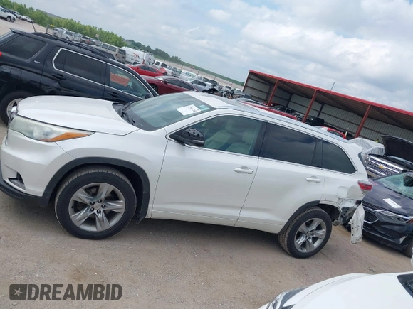 2015 Toyota Highlander Limited with VIN 5TDDKRFH9FS204671, listed as a IAAI auction lot 42503768 with 275,365 mi miles and . Bid and sale history available at DreamBid. Image 15.