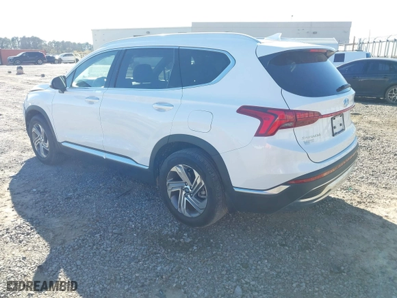 2022 Hyundai Santa Fe SEL with VIN 5NMS34AJ5NH463600, listed as a IAAI auction lot 41742658 with 29,063 mi miles. Bid and sale history available at carsss.com. Image 3.