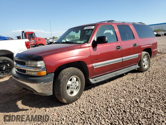 2002 Chevrolet Suburban LT with VIN 1GNEC16ZX2J231601, listed as a Copart auction lot 75348404 with 0 mi miles and Salvage Title. Bid and sale history available at carsss.com. Image 1.