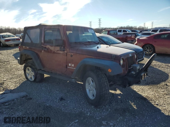 2008 Jeep Wrangler X with VIN 1J4FA24138L650659, listed as a Copart auction lot 70510504 with 170,806 mi miles and Salvage Title. Bid and sale history available at DreamBid. Image 4.