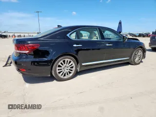2014 Lexus LS 460 L with VIN JTHGL5EF3E5053378, listed as a Copart auction lot 61666425 with 68,013 mi miles and Salvage title. Bid and sale history available at DreamBid. Image 3.