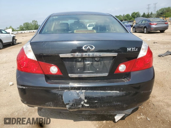 2007 Infiniti M x with VIN JNKAY01F37M460917, listed as a Copart auction lot 60228925 with Not provided miles and Salvage title. Bid and sale history available at DreamBid. Image 6.