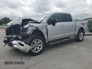 2020 Nissan Titan SL z VIN 1N6AA1ED1LN505973, wystawiony jako Copart lot #58721985 z przebiegiem 103 245 mil mil oraz Tytuł czysty. Historia ofert i sprzedaży dostępna na DreamBid. Obrazek 1.