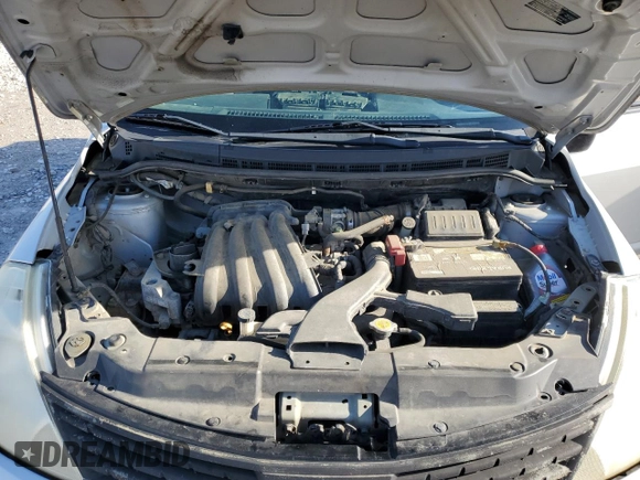 2009 Nissan Versa 1.6 with VIN 3N1CC11E09L424012, listed as a Copart auction lot 87231794 with 185,117 mi miles and Salvage Title. Bid and sale history available at carsss.com. Image 12.