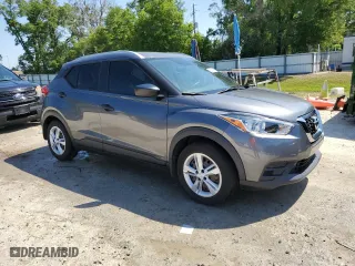 2019 Nissan Kicks S with VIN 3N1CP5CU3KL560060, listed as a Copart auction lot 52250195 with 22,764 mi miles and Non Repairable. Bid and sale history available at carsss.com. Image 4.