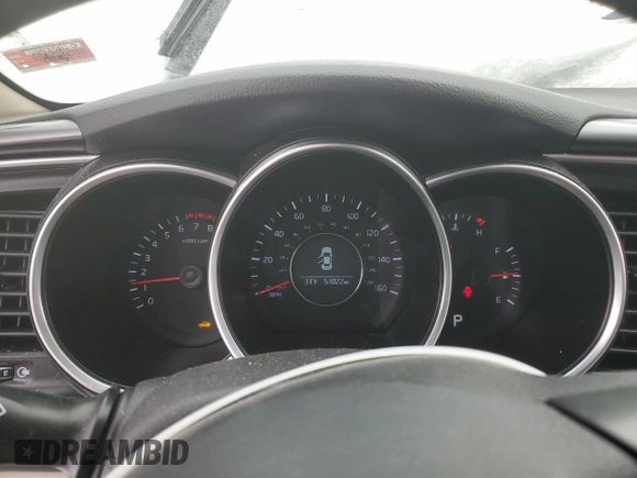 2015 Kia Optima LX with VIN 5XXGM4A71FG357958, listed as a Copart auction lot 87884555 with 51,022 mi miles and Salvage Title. Bid and sale history available at carsss.com. Image 9.