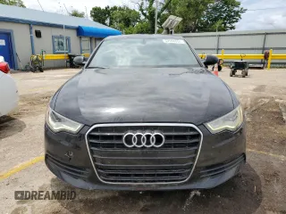 2012 Audi A6 Premium Plus with VIN WAUGGAFC8CN071789, listed as a Copart auction lot 53556854 with 147,563 mi miles and Salvage title. Bid and sale history available at DreamBid. Image 5.
