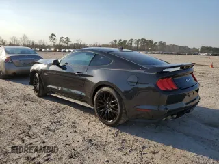 2023 Ford Mustang GT with VIN 1FA6P8CF8P5302384, listed as a Copart auction lot 45262815 with 0 mi miles and Salvage Title. Bid and sale history available at carsss.com. Image 2.
