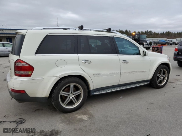 2008 Mercedes-Benz GL-Class 5.5L with VIN 4JGBF86E08A424305, listed as a Copart auction lot 84142524 with 203,885 mi miles and Salvage Title. Bid and sale history available at carsss.com. Image 3.
