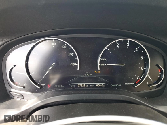2020 BMW X3 xDrive30i with VIN 5UXTY5C0XL9C73799, listed as a Copart auction lot 48844655 with 37,526 mi miles and Salvage Title. Bid and sale history available at DreamBid. Image 9.