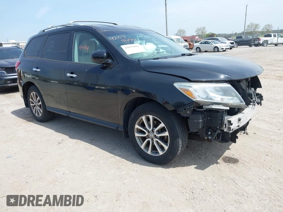 2014 Nissan Pathfinder Platinum with VIN 5N1AR2MM2EC687146, listed as a IAAI auction lot 42079494 with 84,809 mi miles and . Bid and sale history available at carsss.com. Image 1.