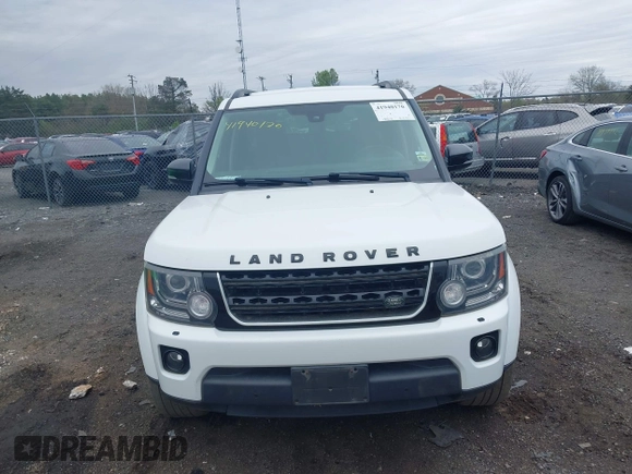 2016 Land Rover LR4 HSE Lux with VIN SALAK2V61GA793233, listed as a IAAI auction lot 41940170 with 150,635 mi miles and . Bid and sale history available at DreamBid. Image 12.