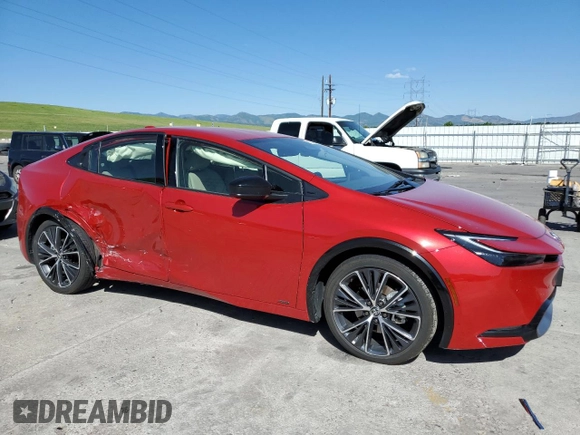2024 Toyota Prius LE with VIN JTDADABU8R3010236, listed as a Copart auction lot 61234525 with 10,065 mi miles and Salvage title. Bid and sale history available at DreamBid. Image 4.