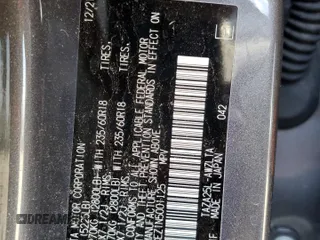 2022 Lexus NX with VIN JTJAGCEZ1N5001125, listed as a Copart auction lot 72358244 with 27,330 mi miles and Salvage Title. Bid and sale history available at carsss.com. Image 13.
