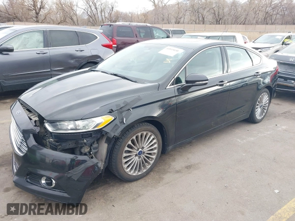 2015 Ford Fusion Titanium with VIN 3FA6P0K91FR238763, listed as a IAAI auction lot 41855030 with 162,060 mi miles. Bid and sale history available at carsss.com. Image 17.