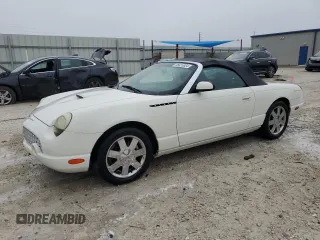 2002 Ford Thunderbird w/Hardtop Premium with VIN 1FAHP60A22Y120354, listed as a Copart auction lot 86626934 with 100,030 mi miles and Salvage Title. Bid and sale history available at carsss.com. Image 1.