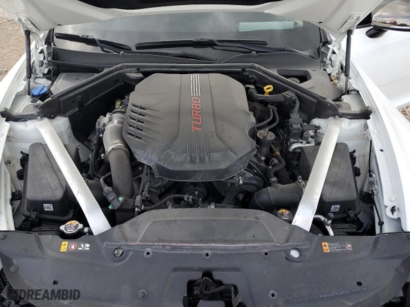 2022 Kia Stinger GT1 with VIN KNAE45LC4N6122102, listed as a Copart auction lot 57122094 with 15,491 mi miles and Salvage Title. Bid and sale history available at carsss.com. Image 11.