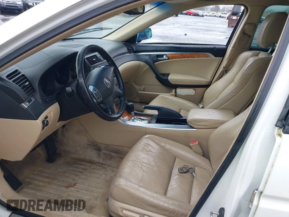 2005 Acura TL with VIN 19UUA66215A061435, listed as a IAAI auction lot 41561726 with 223,592 mi miles. Bid and sale history available at carsss.com. Image 5.