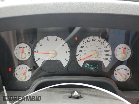 2006 Dodge 1500 SLT z VIN 1D7HA18N56S649415, wystawiony jako Copart lot #55862295 z przebiegiem 156 660 mil mil oraz Szkoda całkowita • Salvage title. Historia ofert i sprzedaży dostępna na DreamBid. Obrazek 9.