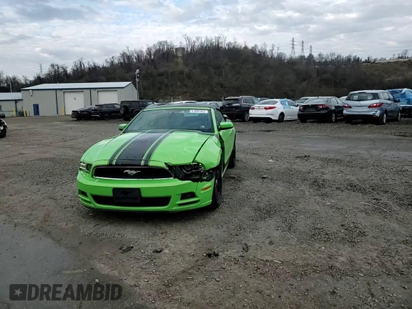 2014 Ford Mustang V6 with VIN 1ZVBP8EM2E5220214, listed as a Copart auction lot 51062465 with 45,405 mi miles and Salvage Title. Bid and sale history available at carsss.com. Image 13.