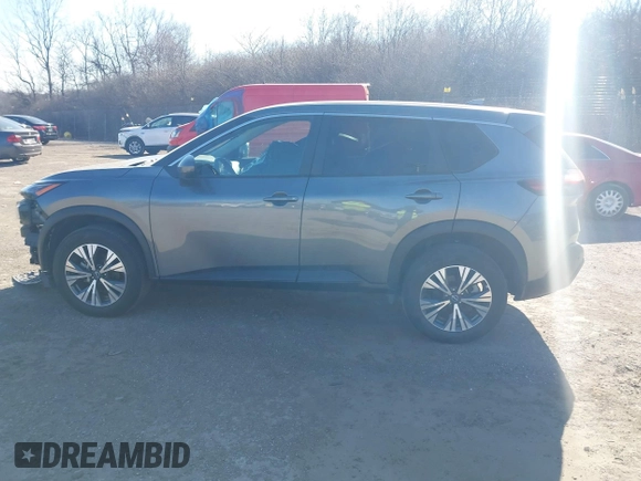 2022 Nissan Rogue SV with VIN 5N1BT3BB9NC698402, listed as a IAAI auction lot 41703839 with 24,322 mi miles and . Bid and sale history available at DreamBid. Image 15.