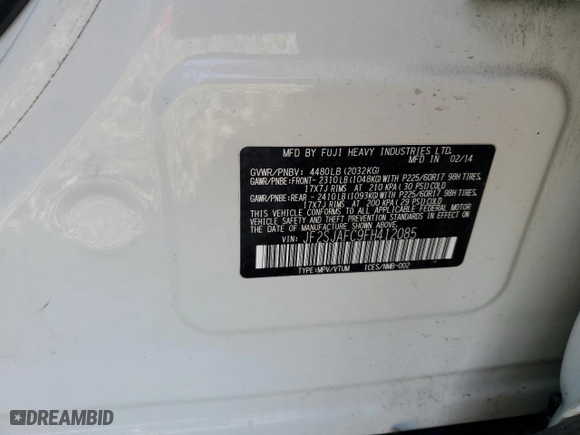 2015 Subaru Forester 2.5i Premium with VIN JF2SJAFC9FH412085, listed as a Copart auction lot 50563895 with 163,505 mi miles and Salvage Title. Bid and sale history available at carsss.com. Image 12.