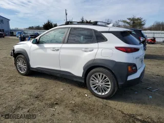 2021 Hyundai Kona SEL Plus with VIN KM8K6CAA1MU743664, listed as a Copart auction lot 46178635 with 80,343 mi miles and Salvage Title. Bid and sale history available at carsss.com. Image 2.