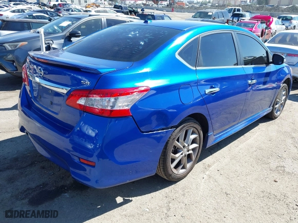 2015 Nissan Sentra S with VIN 3N1AB7AP6FY232073, listed as a IAAI auction lot 41667648 with 149,764 mi miles. Bid and sale history available at carsss.com. Image 4.