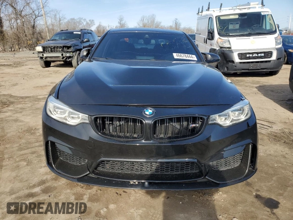 2017 BMW M3 with VIN WBS8M9C51H5G83484, listed as a Copart auction lot 46678444 with 71,683 mi miles. Bid and sale history available at carsss.com. Image 5.