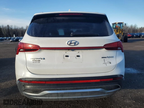 2023 Hyundai Santa Fe Hybrid Luxury with VIN KM8S5DA19PU100959, listed as a Copart auction lot 81152414 with 30,570 mi miles and Salvage Title. Bid and sale history available at carsss.com. Image 6.