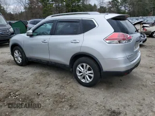 2014 Nissan Rogue SV with VIN 5N1AT2MV5EC873726, listed as a Copart auction lot 52107335 with Not Provided miles and Salvage Title. Bid and sale history available at DreamBid. Image 2.