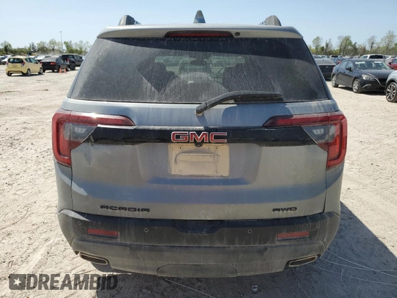 2023 GMC Acadia SLT with VIN 1GKKNUL48PZ120798, listed as a Copart auction lot 49889735 with 55,268 mi miles and Salvage Title. Bid and sale history available at DreamBid. Image 6.