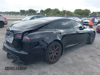 2023 Tesla Model S with VIN 5YJSA1E53PF510757, listed as a IAAI auction lot 42075624 with Not provided miles and . Bid and sale history available at DreamBid. Image 4.