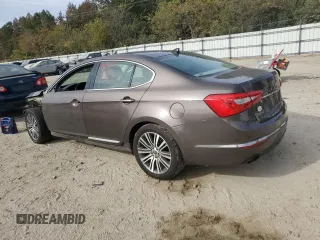 2014 Kia Cadenza Premium with VIN KNALN4D7XE5125317, listed as a Copart auction lot 78210314 with 121,594 mi miles and Salvage Title. Bid and sale history available at carsss.com. Image 2.