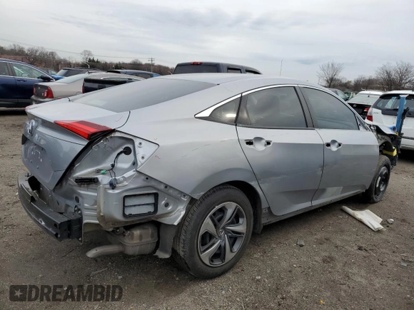 2020 Honda Civic Sedan LX with VIN 2HGFC2F62LH577025, listed as a Copart auction lot 86735254 with 30,966 mi miles and Salvage Title. Bid and sale history available at carsss.com. Image 3.