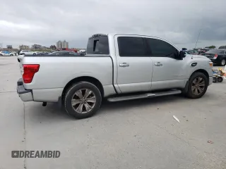 2017 Nissan Titan SV with VIN 1N6AA1E60HN524426, listed as a Copart auction lot 55036775 with 109,258 mi miles and Salvage title. Bid and sale history available at DreamBid. Image 3.