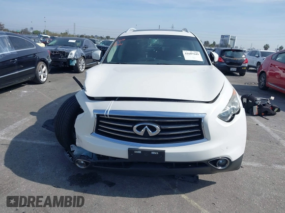 2012 Infiniti FX35 with VIN JN8AS1MU8CM122544, listed as a IAAI auction lot 41607649 with 152,415 mi miles. Bid and sale history available at carsss.com. Image 12.